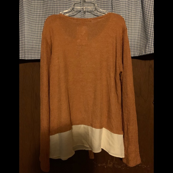 Laine Street Sweater/faux Shirt  Size L   NWT - Picture 7 of 7